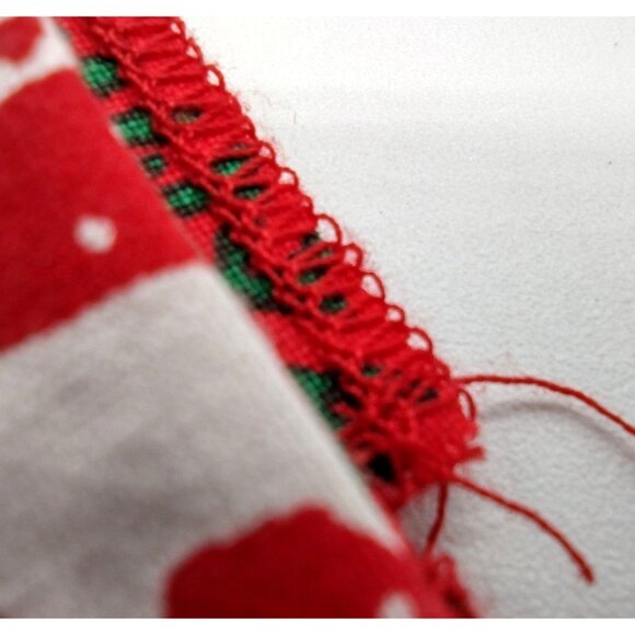 Christmas Napkins Woodland Santa Cheryl Ann Johnson 1980s Set of 6 Rustic - Picture 14 of 14